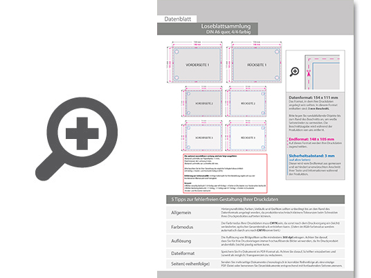 Product Bild loseblattsammlung_din_a6_quer__432_bl__tter_pro_sammlung__vorne_und_hinten_farbig_(4_4)